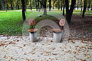 Quiet place of Minsk Kupala park