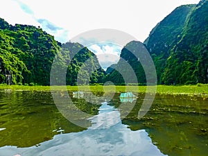 Quiet Ride On Peaceful Tam Coc River