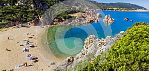 Quiet Sardinian beach