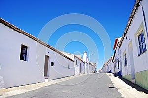 Quiet street in Alentejo photo