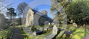 Quiet Welsh Village of Llanbedrog in Gwynedd North Wales IV