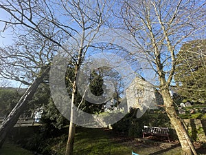 Quiet Welsh Village of Llanbedrog in Gwynedd North Wales IX