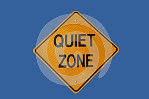 Quiet zone sign photo