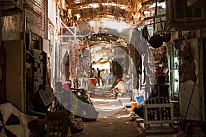 A quieter side street, in the Omdurman Souq Khartoum