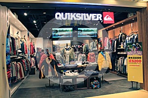 Quiksilver shop in hong kong