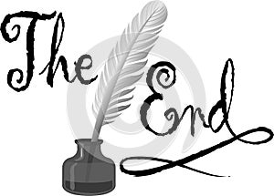 Quill and Ink The End photo