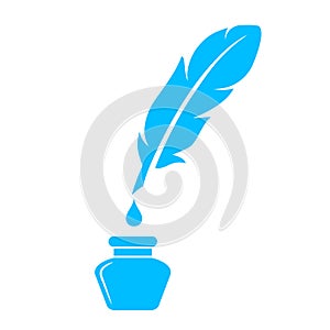 Quill pen vector icon