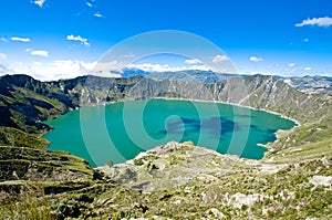 Quilotoa lake