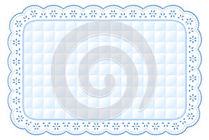 Quilted Eyelet Lace Place Mat