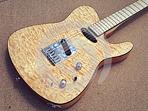 Quilted Maple Tejas T electric guitar