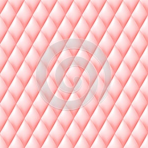 Quilted seamless pattern. Pink color