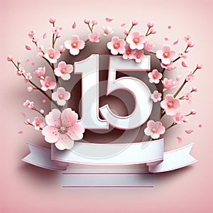 QuinceaÃ±era Cherry Blossom Celebration Theme
