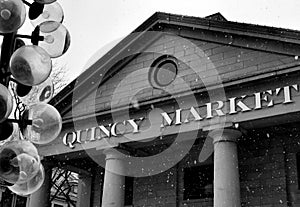 Quincy Market in Boston photo