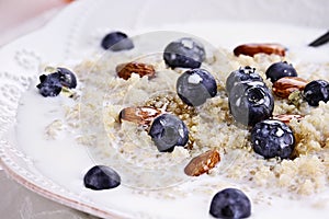 Quinoa and Blueberries