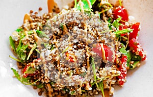 Quinoa with tomatoes