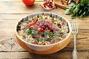 Quinoa vegetarian salad