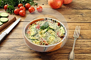 Quinoa vegetarian salad