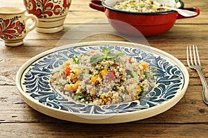 Quinoa vegetarian salad