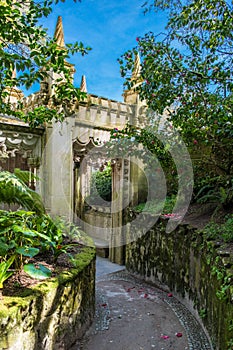 Quinta da Regaleira Gardens in Sintra, Portugal