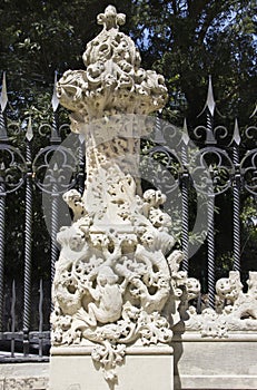 Quinta da Regaleira. Summer travel in Portugal.