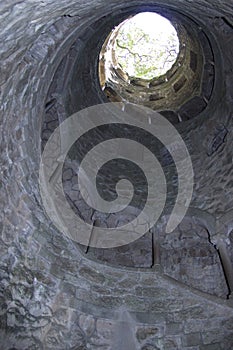 Quinta da Regaleira. Summer travel in Portugal.