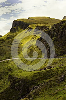 Quiraing on isle of skye, Scotland