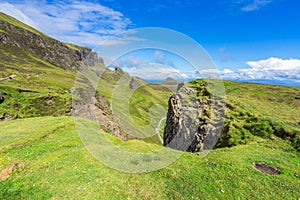 Quiraing landscape, Isle of Skye, Scotland