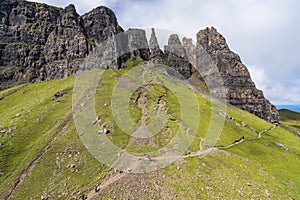 Quiraing landscape, Isle of Skye, Scotland