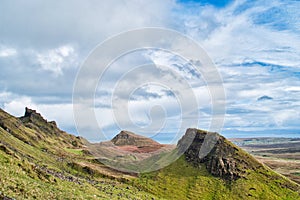 Quiraing, mountains, isle of Skye