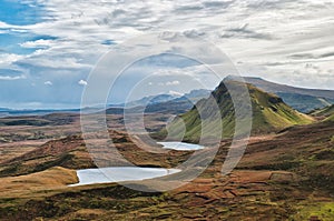 Quiraing, mountains, isle of Skye