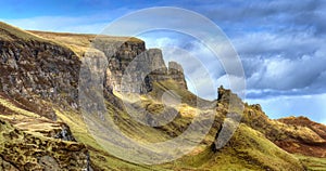 Quiraing mountains in Isle of Skye