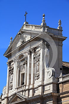 Quirinal Hill landmarks of Rome, Italy