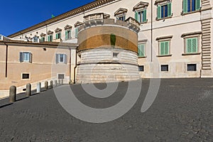 Quirinal Square and Quirinal Palace Palazzo del Quirinale, Rome, Italy