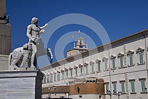 Quirinale Palace in Rome, Italy. photo