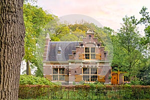 Quirky house with stepped gable