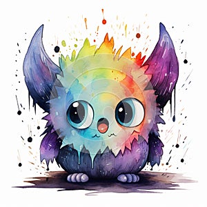 A Quirky Watercolor Monster Is a Joy to Spend Time With