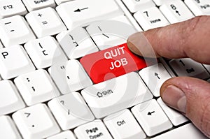Quit job key