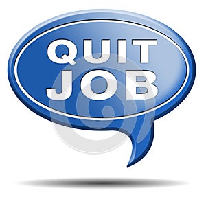 Quit job quitting work for career move