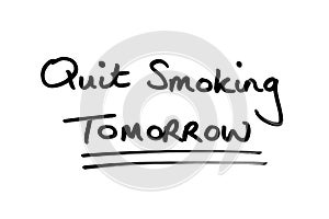 Quit Smoking Tomorrow