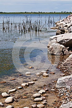 Quite Shoreline of Local Lake