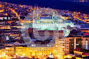 Quito Cathedral By Night photo