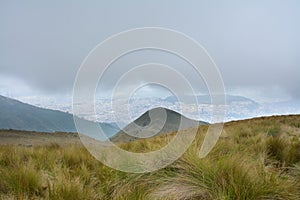 Quito through the clouds