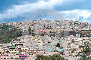 Quito, Equador panorama of the capital city