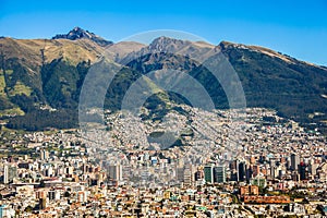 Quito panorama, Ecuador