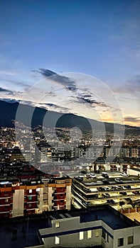 Quito Radiance: Sunset Symphony in Ecuador's Capital