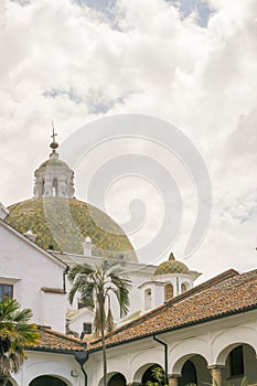 Quito San Francisco Church Interior View