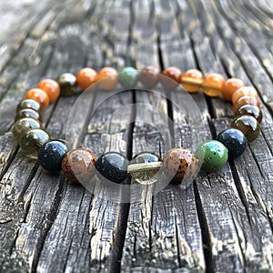 Quitting journey bracelet adding a bead for each smokefree week