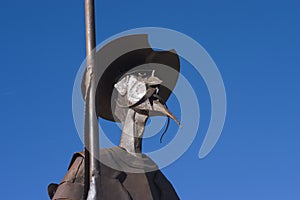 Quixote in metal photo