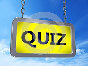 Quiz on billboard