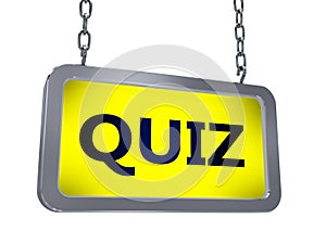 Quiz on billboard